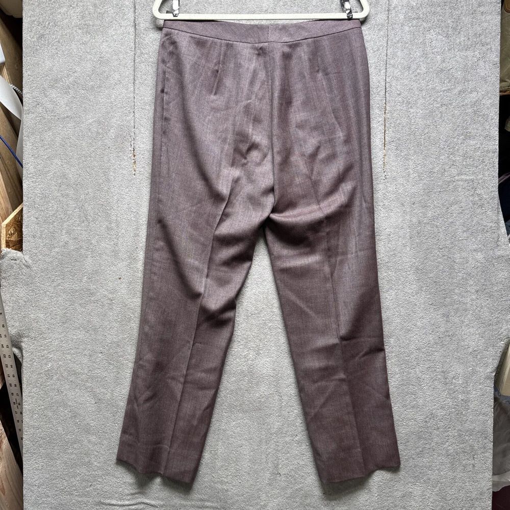 Lafayette 148 New York Pants Womens 10 Brown Menswear Inspired Tailor Trousers‎ - Picture 6 of 9